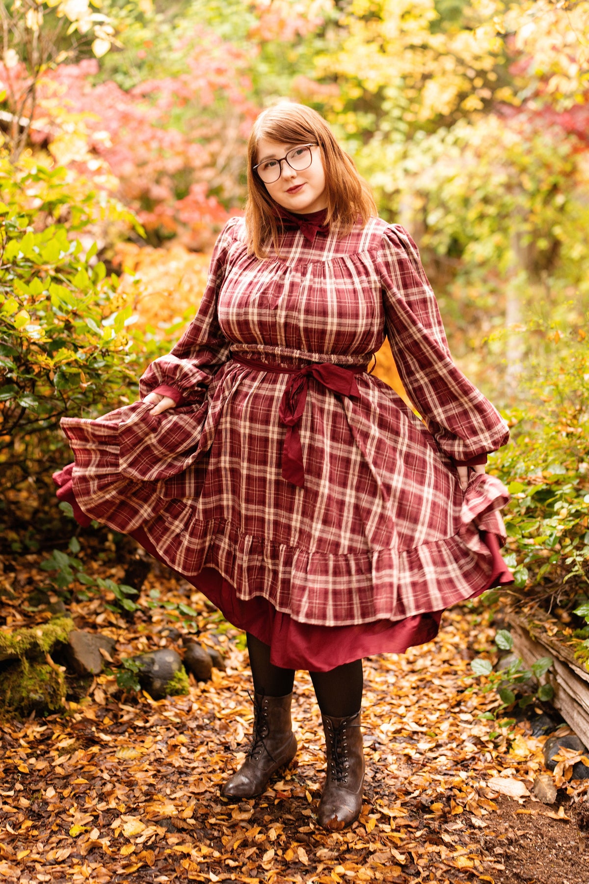 Wildberry Wine 100% Cotton Dress (Pre-Order) (Coming October 25th, 5PM PST)