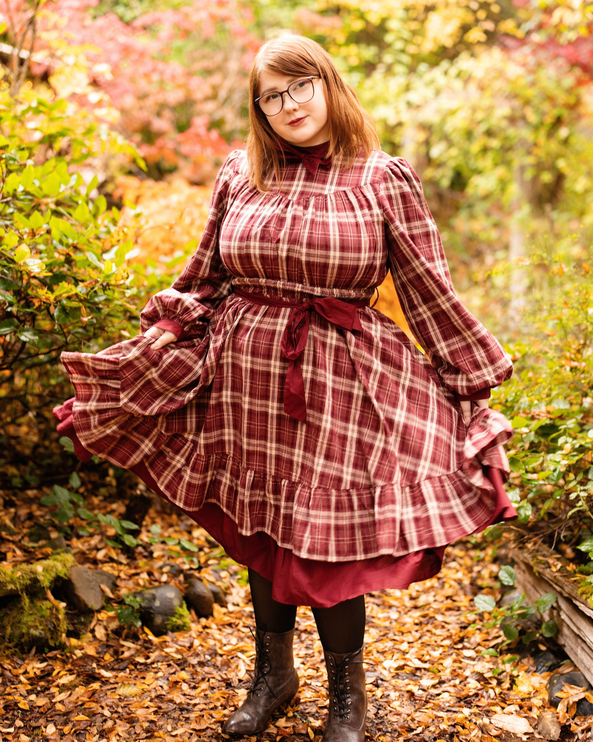 Wildberry Wine 100% Cotton Dress (Pre-Order) (Coming October 25th, 5PM PST)
