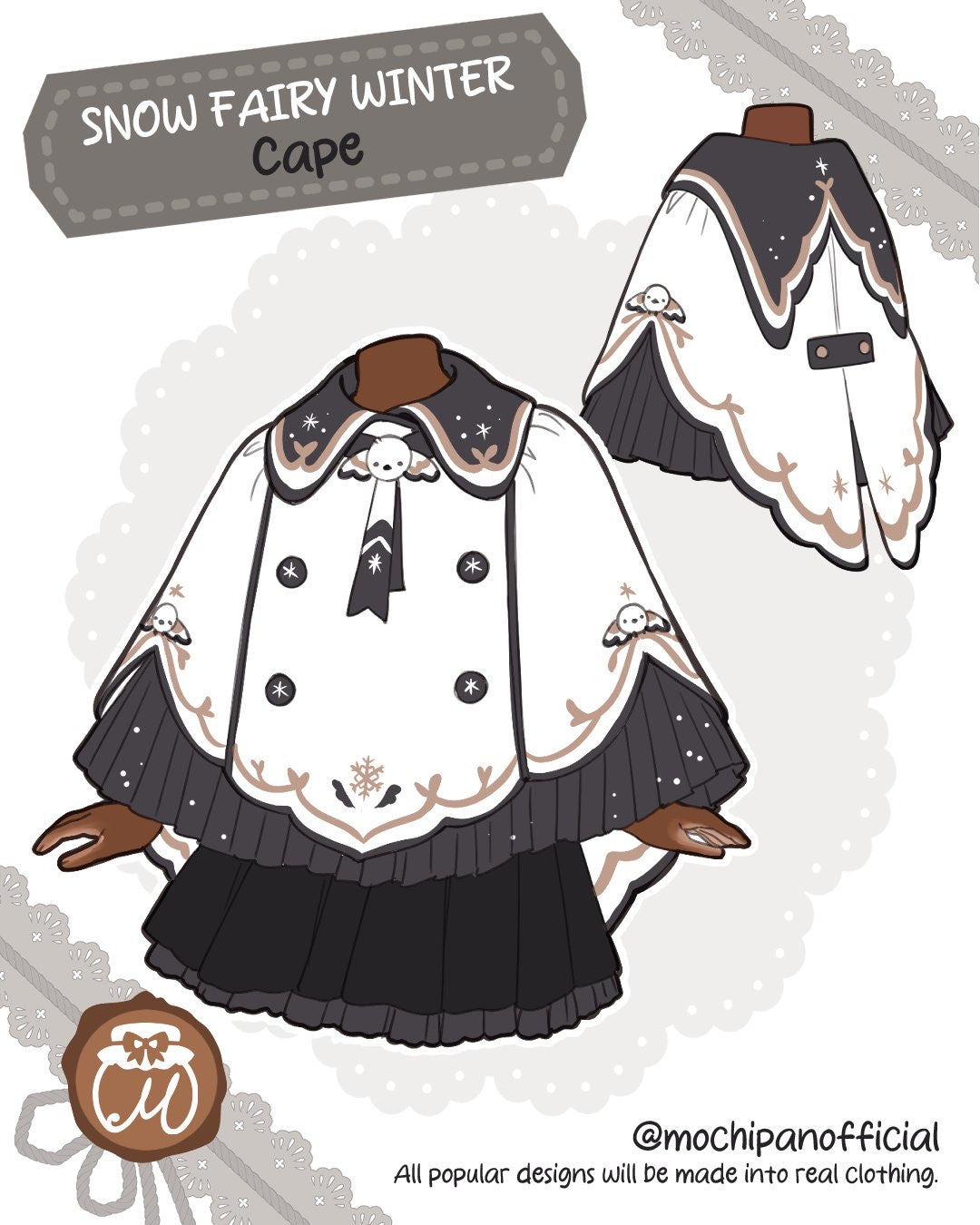 (Interest Check) Snow Fairy Winter Cape