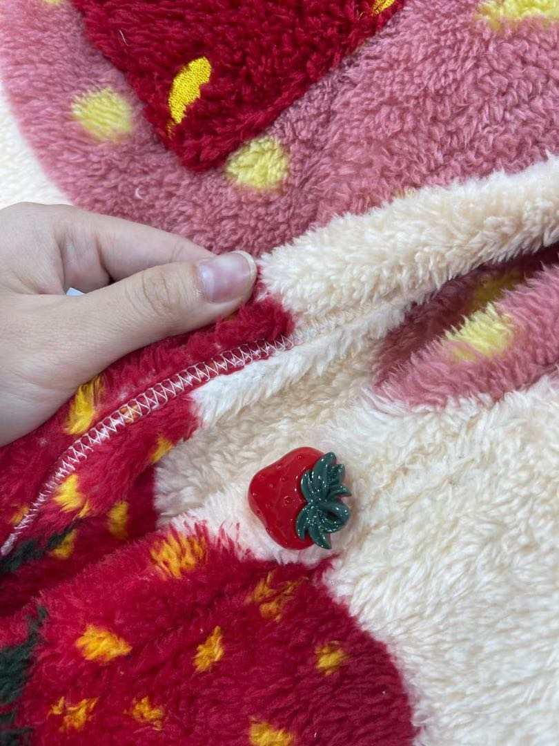 Soft & Cozy Strawberry Robe - Mochipan