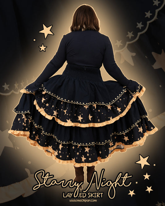Starry Night Layered Skirt