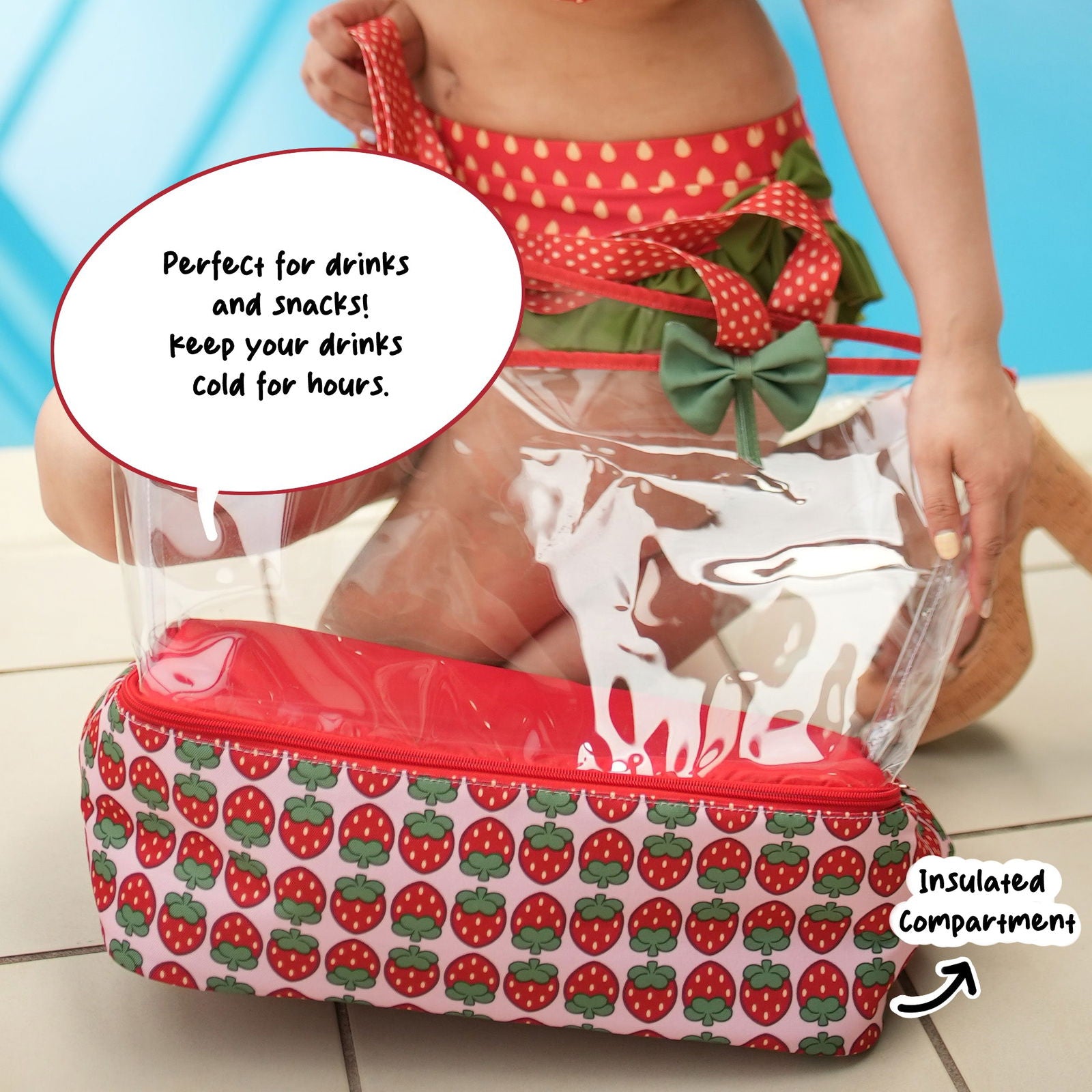 Strawberry Beach Bag - Mochipan