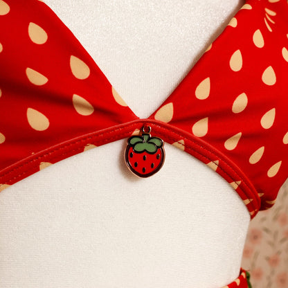 Strawberry Bikini (Medium-Low Coverage) - Mochipan