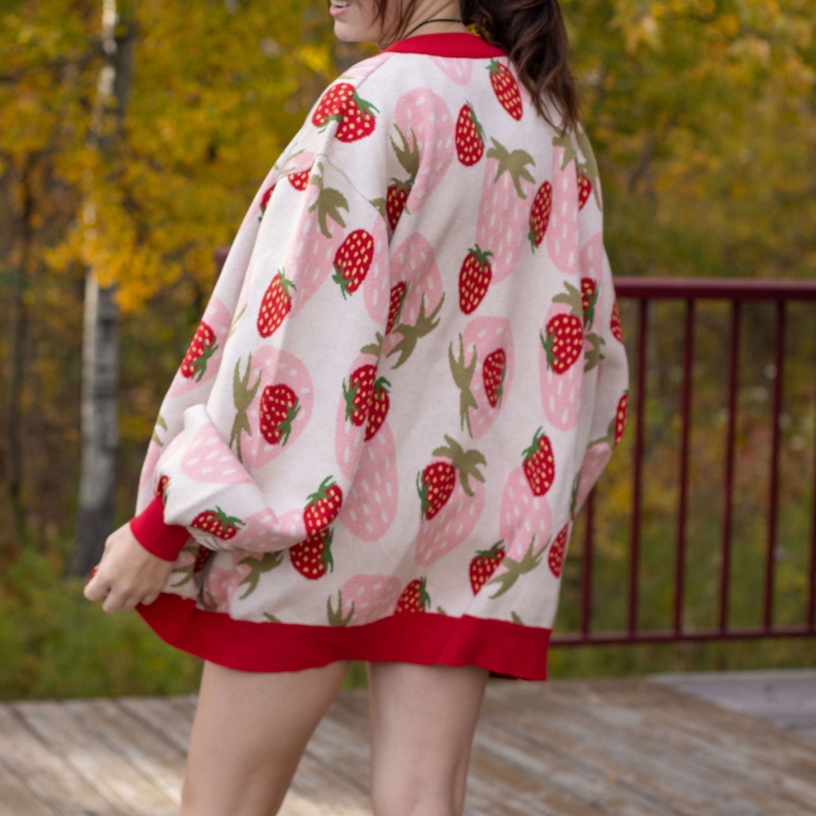 Strawberry Cardigan - Mochipan