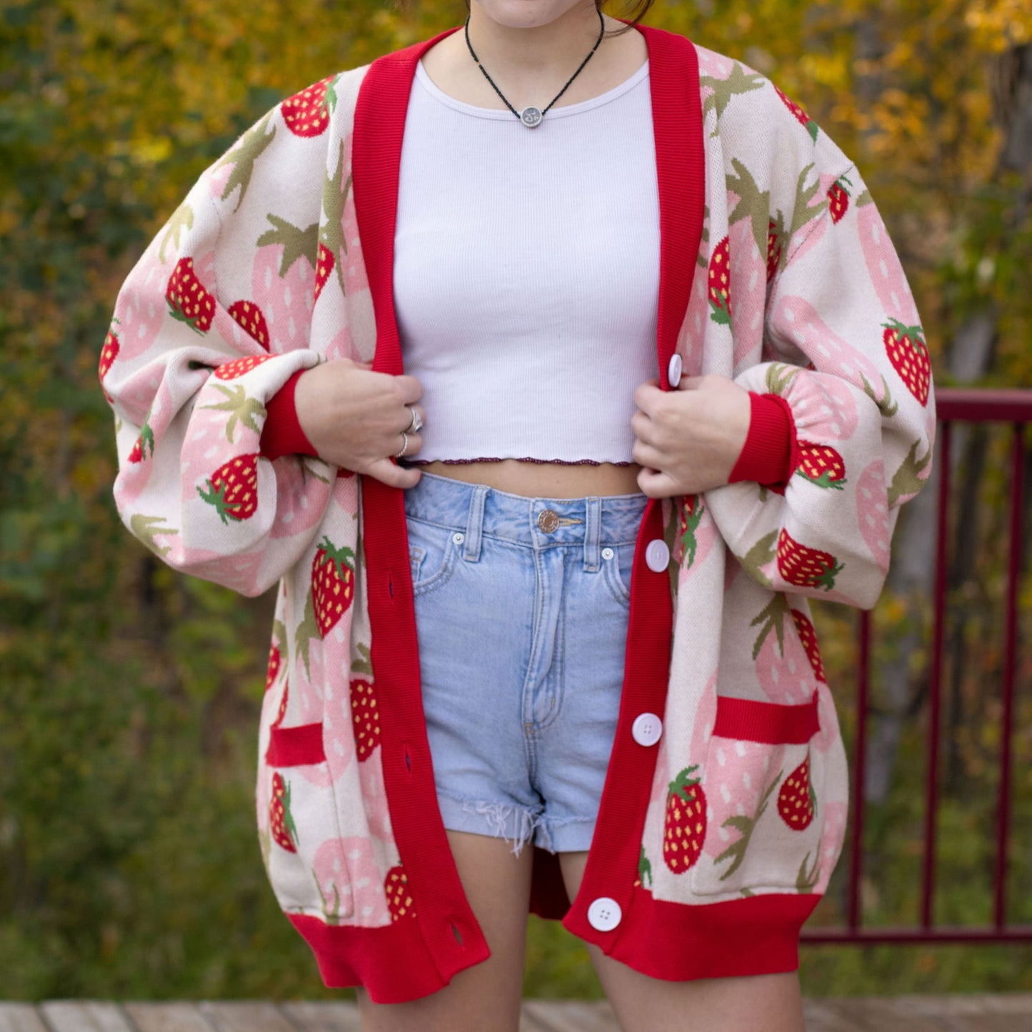 Strawberry Cardigan - Mochipan