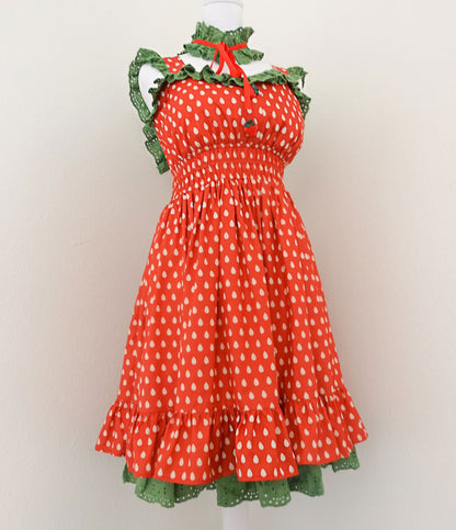 Strawberry Picnic Dress - Mochipan