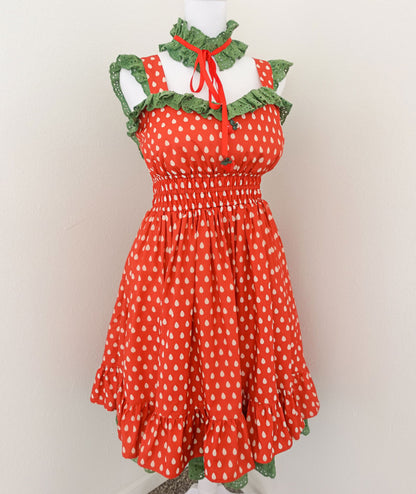 Strawberry Picnic Dress - Mochipan