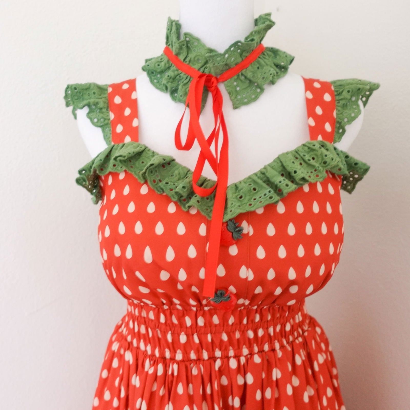 Strawberry Picnic Dress - Mochipan