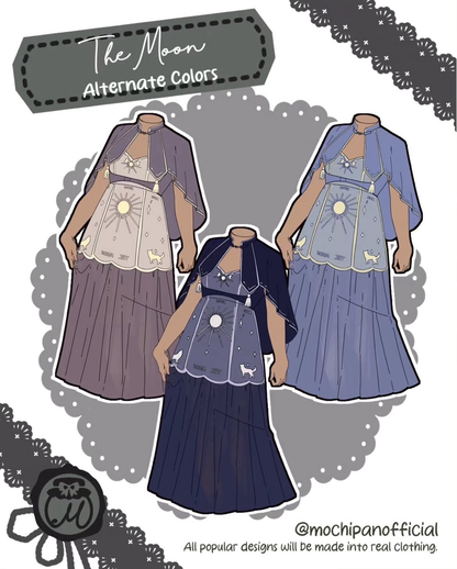 (Interest Check) The Moon Tarot Dress & Capelet