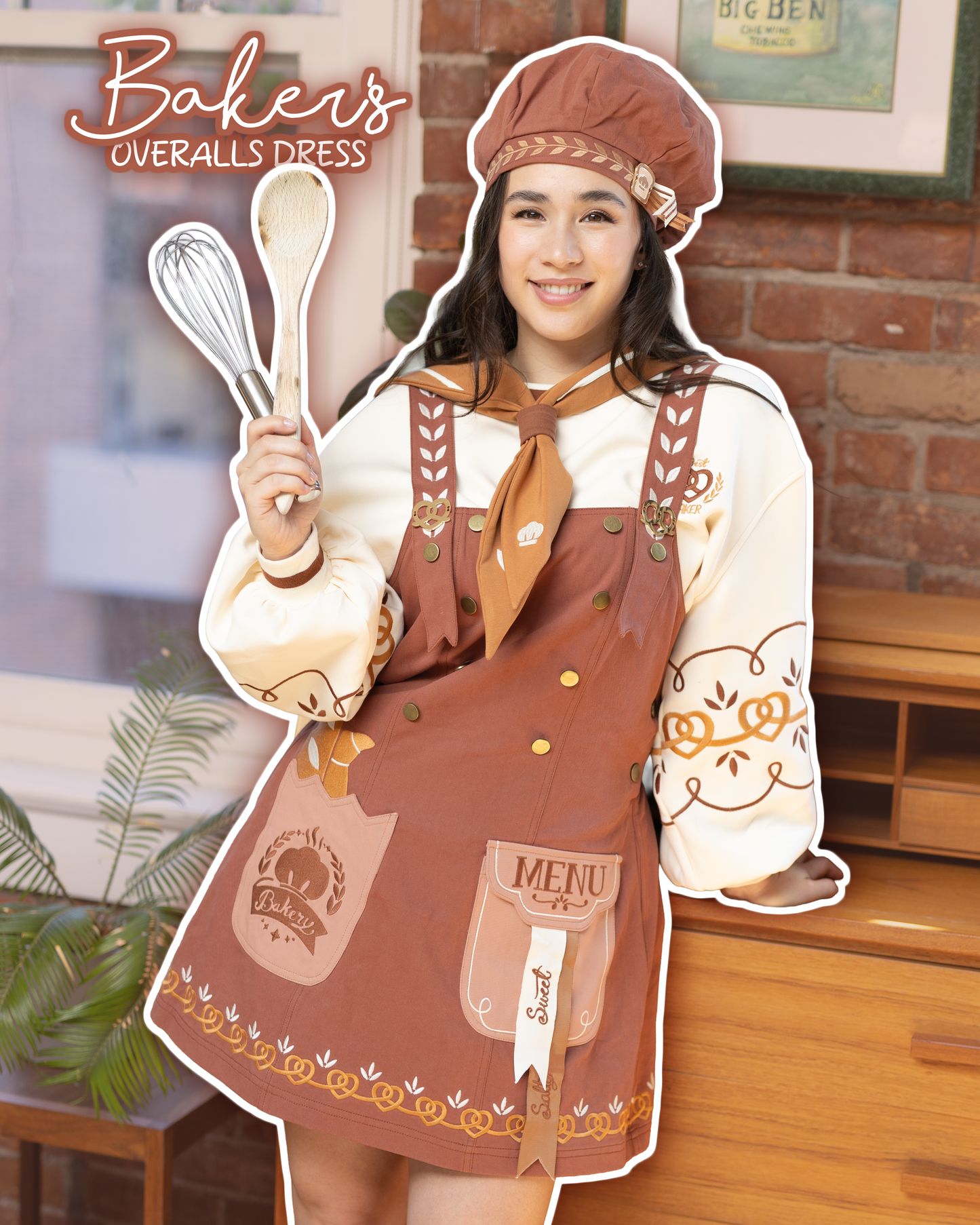 (Pre-Order CLOSED) Baker's Overalls Dress (100% Cotton) (Estimated Shipping January 12th, 2026)