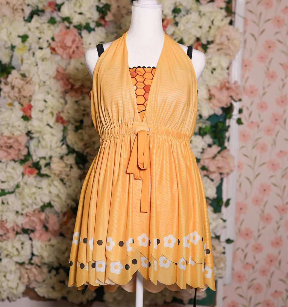 (Pre-Order) Bee Swimsuit + Cover-Up (Estimated Shipping June 10th - 15th)