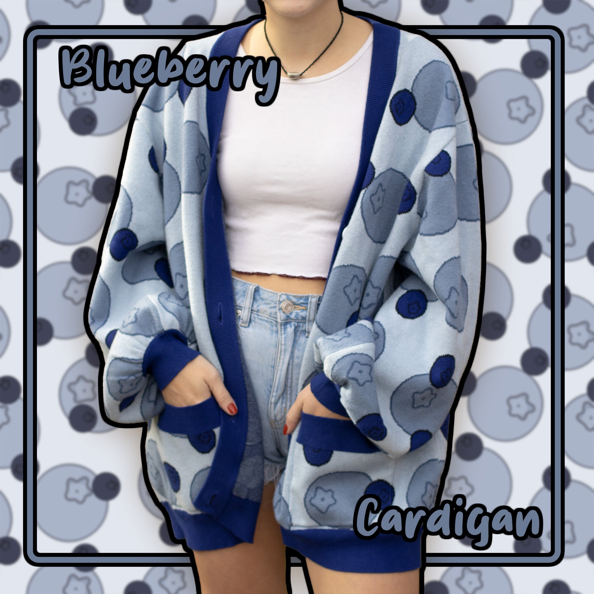 (Pre-Order) Blueberry Cardigan (Round 2)