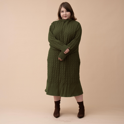 (Pre-Order) Oversized Knit Sweater Dress