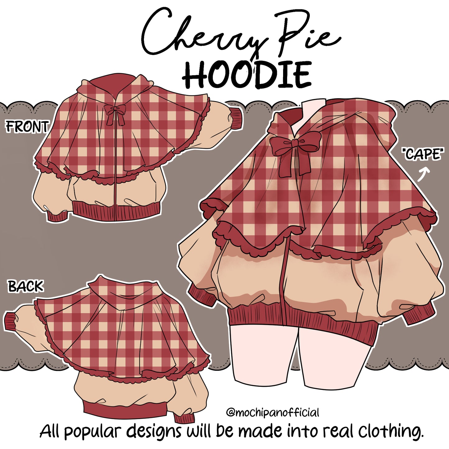 (Interest Check) Cherry Pie Hoodie