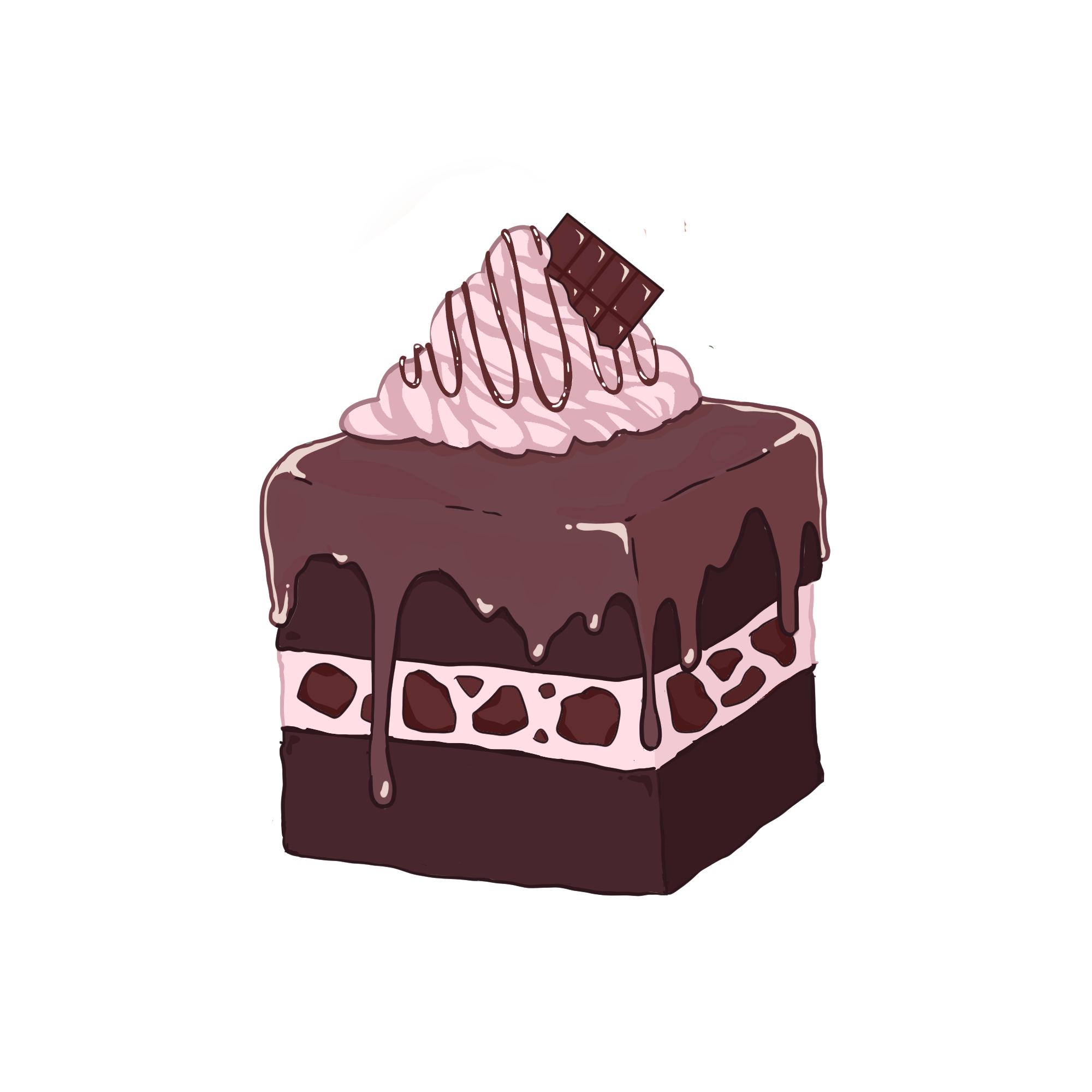 Chocolate Cake Pin
