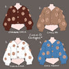 (Interest Check) Chunky 3D Cookie Cropped Cardigan