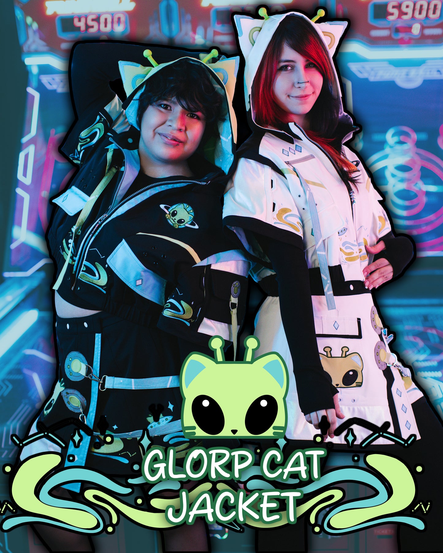 (Pre-Order CLOSED) Glorp Cat Cropped Jacket (ESD July 30th - August 30th, 2026)