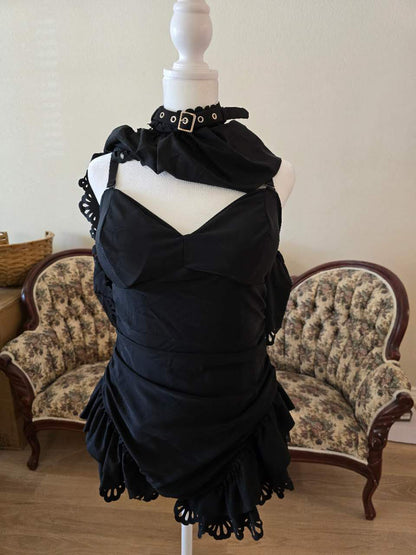 (Pre-Order) Goth Swimsuit (SWIMSUIT ONLY) (Shipping November 15th 2025)
