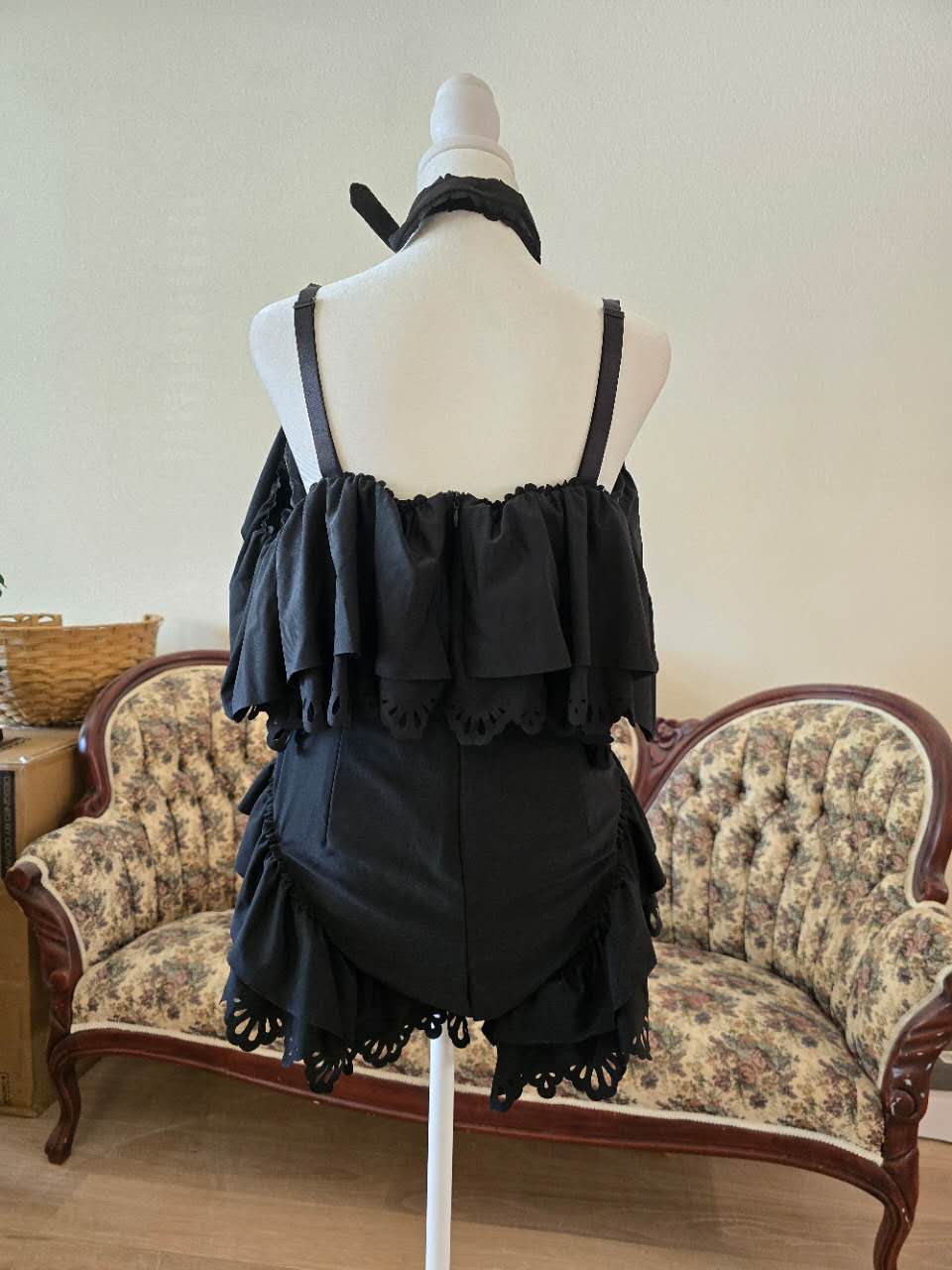 (Pre-Order) Goth Swimsuit (SWIMSUIT ONLY) (Shipping November 15th 2025)