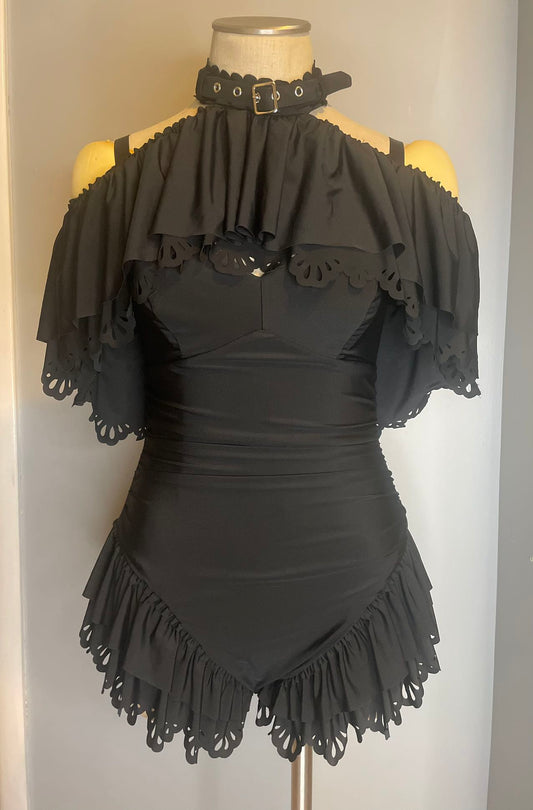 (Pre-Order) Goth Swimsuit (SWIMSUIT ONLY) (Shipping November 15th 2025)