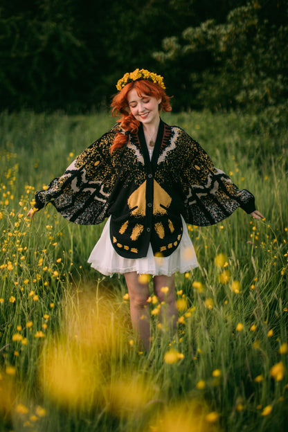 Death's Head Moth Cardigan