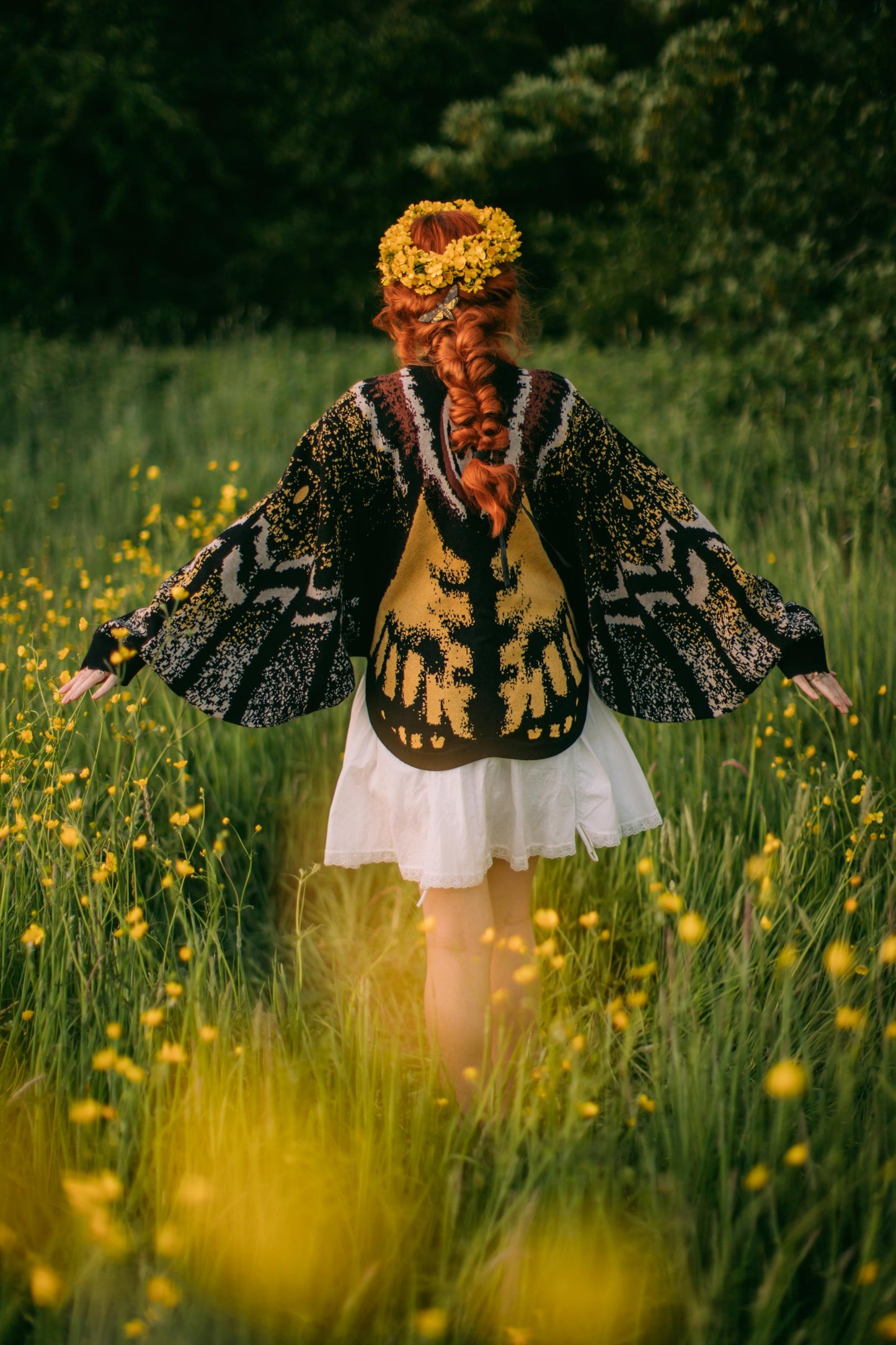 Death's Head Moth Cardigan