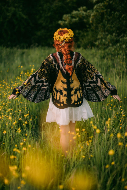 Death's Head Moth Cardigan