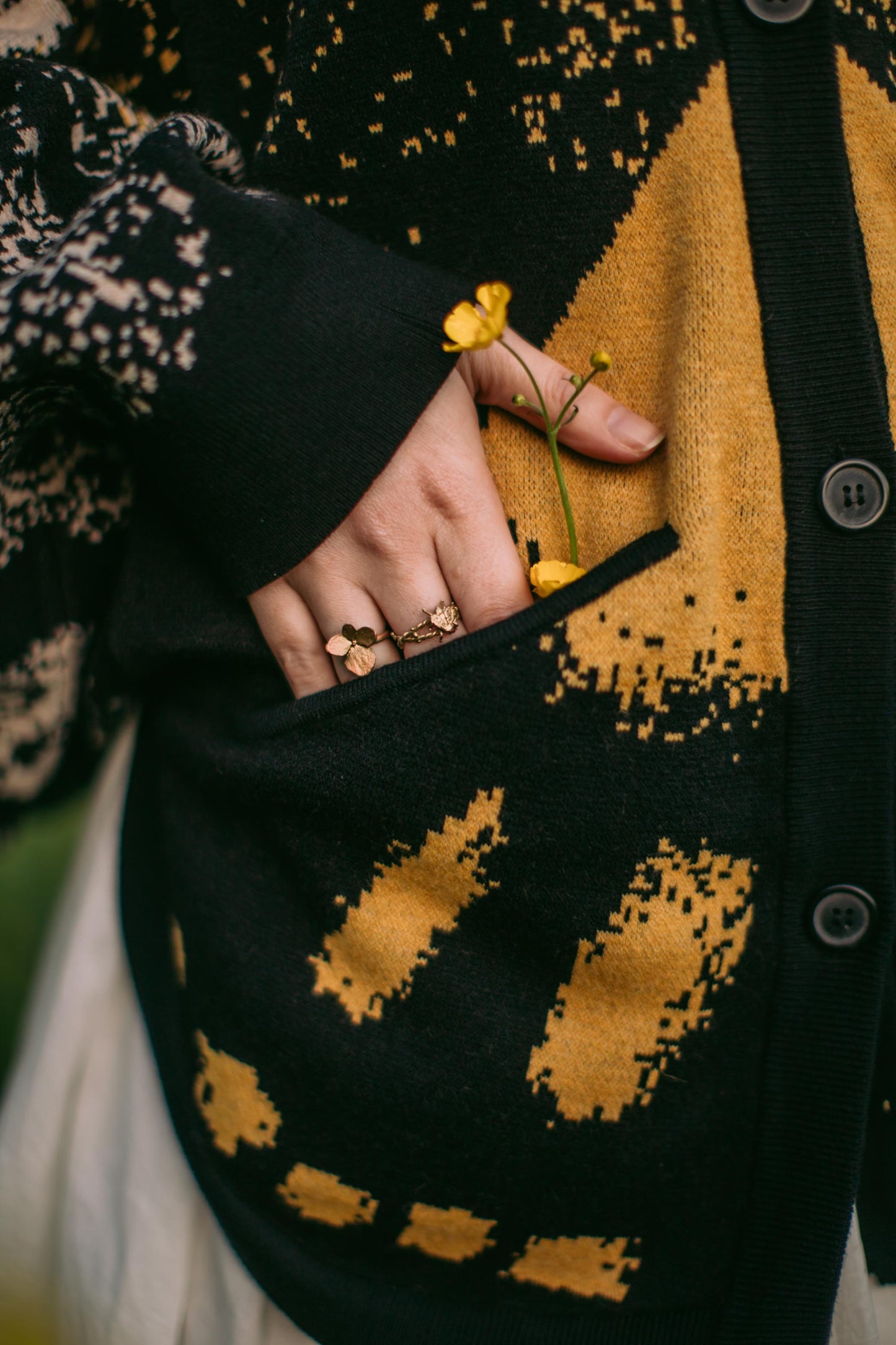 Death's Head Moth Cardigan