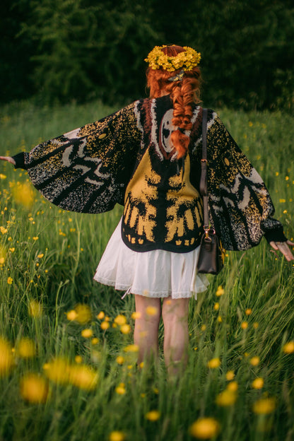Death's Head Moth Cardigan