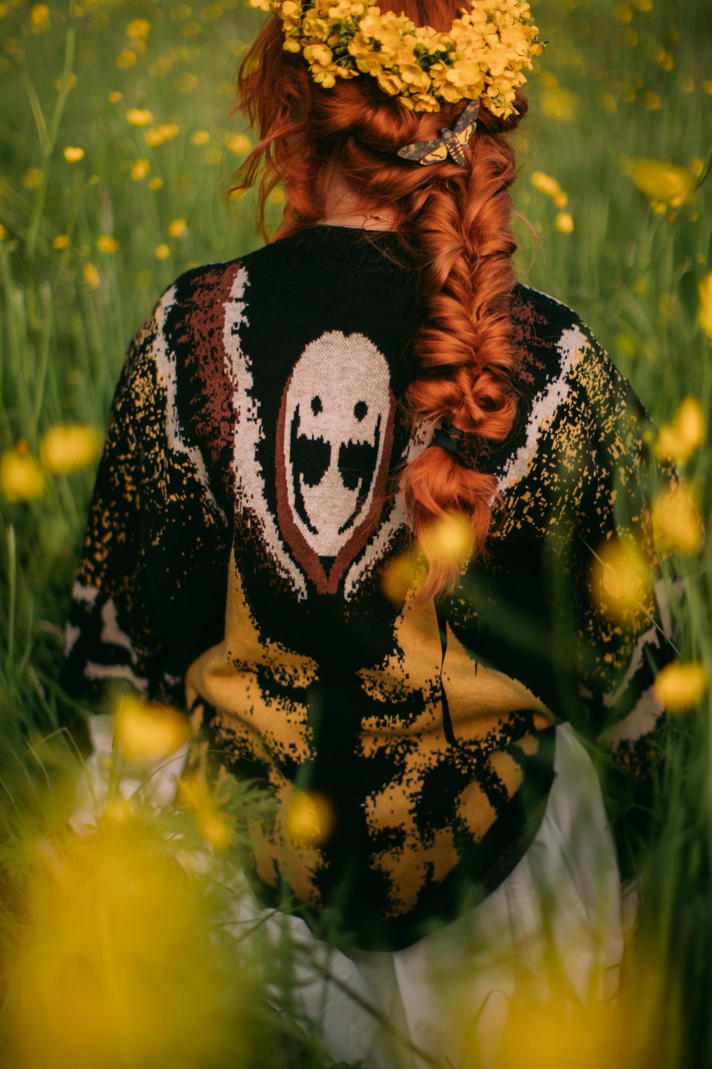 Death's Head Moth Cardigan