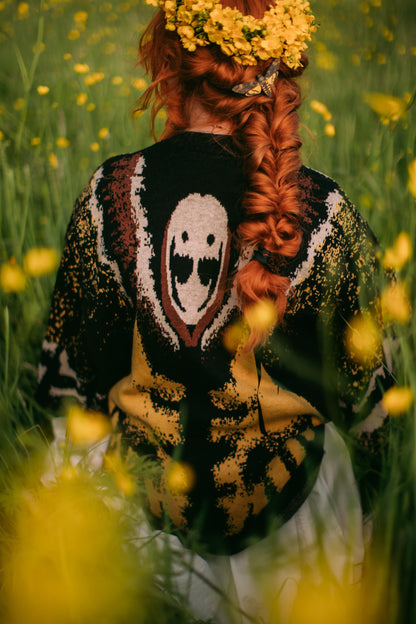 Death's Head Moth Cardigan
