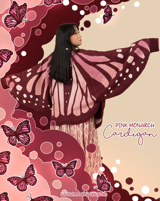 Pink Monarch Cardigan