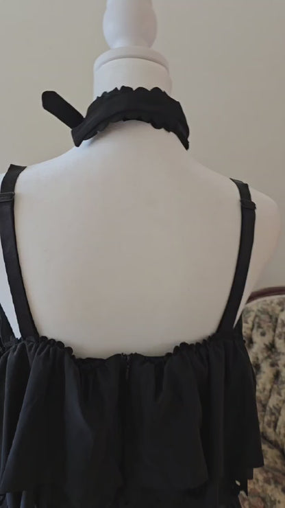 (Pre-Order) Goth Swimsuit (SWIMSUIT ONLY) (Shipping November 15th 2025)