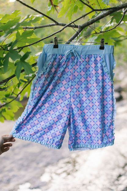 Hydrangea Swim Trunks