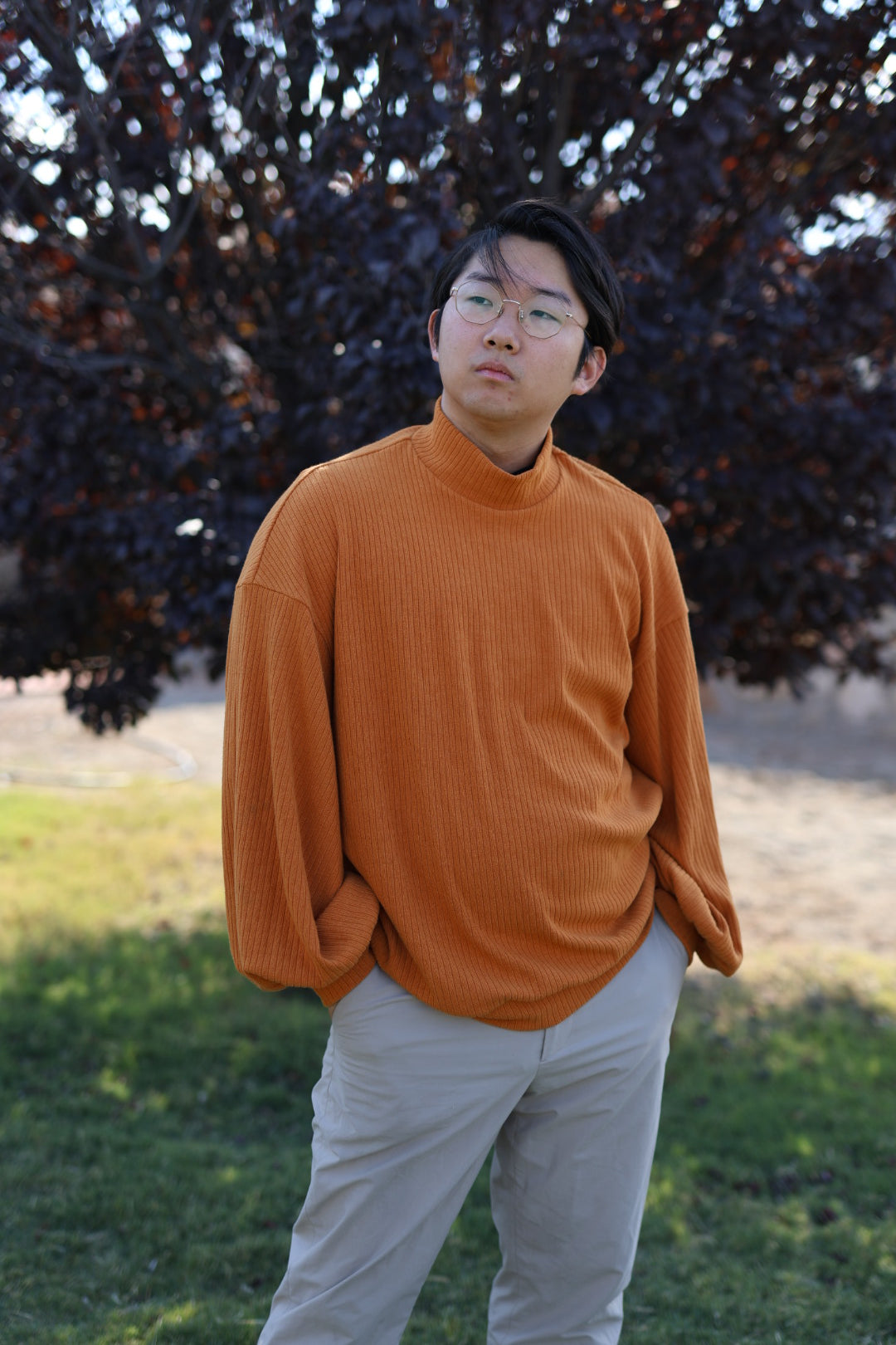 (Pre-Order) Fall Pumpkin Sweater (Sage)