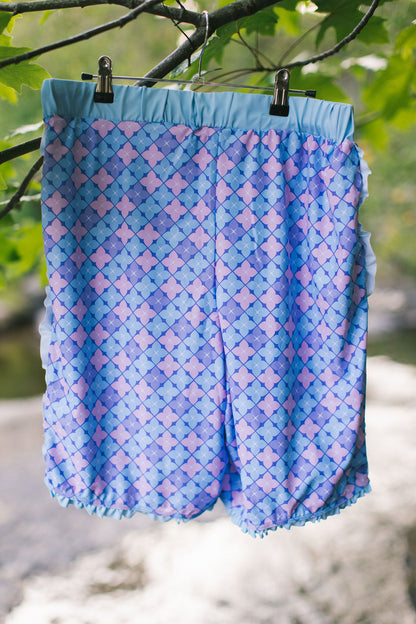 Hydrangea Swim Trunks