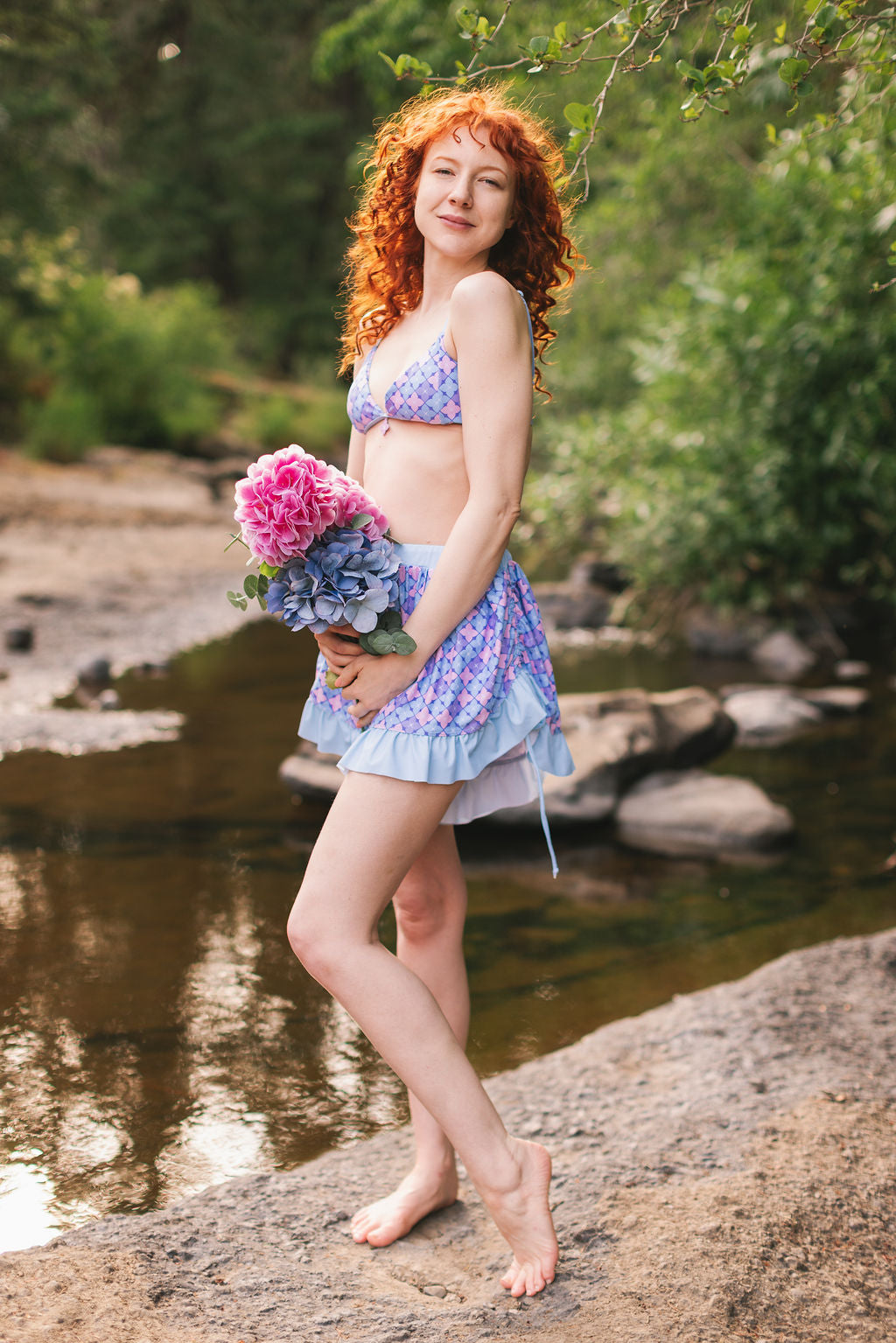 Hydrangea Swim Shorts
