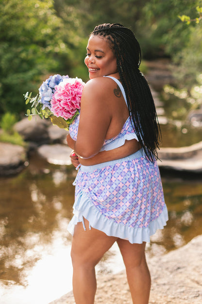 Hydrangea Bikini Top (Full Coverage)