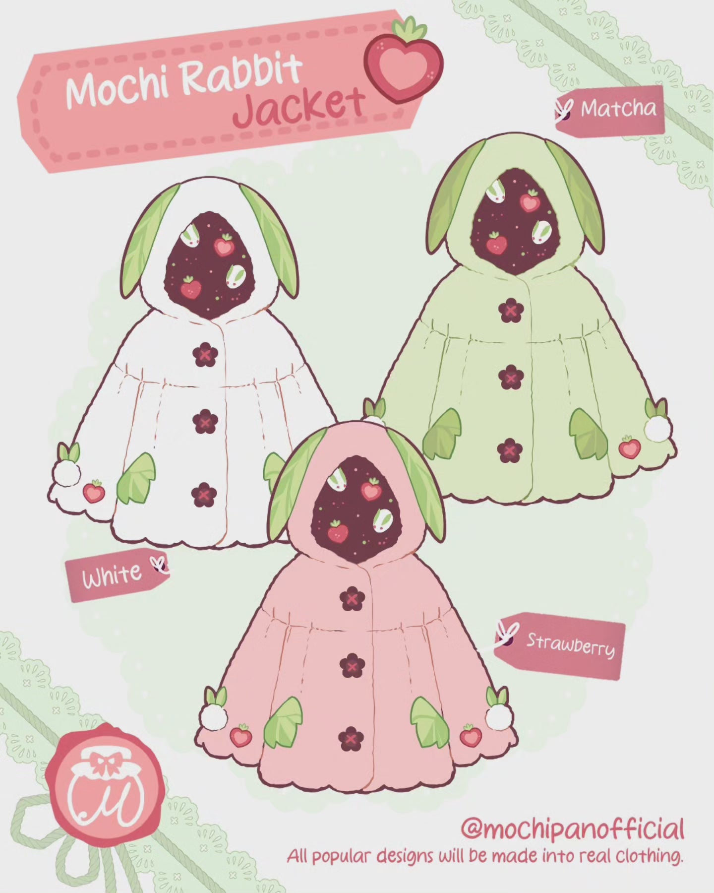 (Interest Check) Mochi Rabbit Fluffy Hoodie