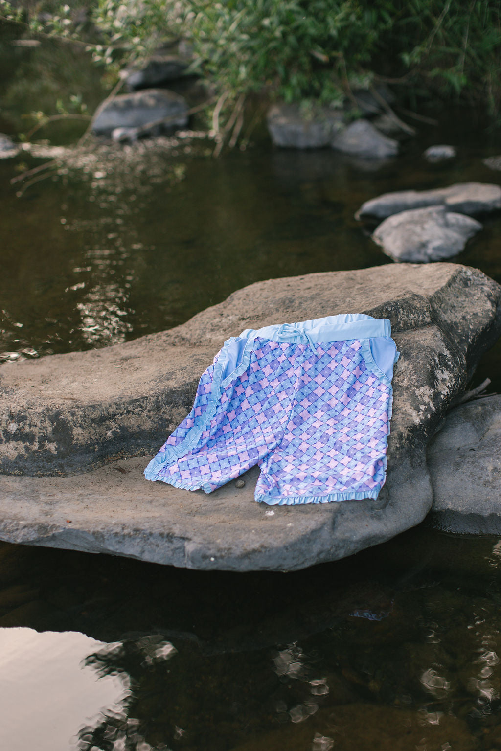 Hydrangea Swim Trunks