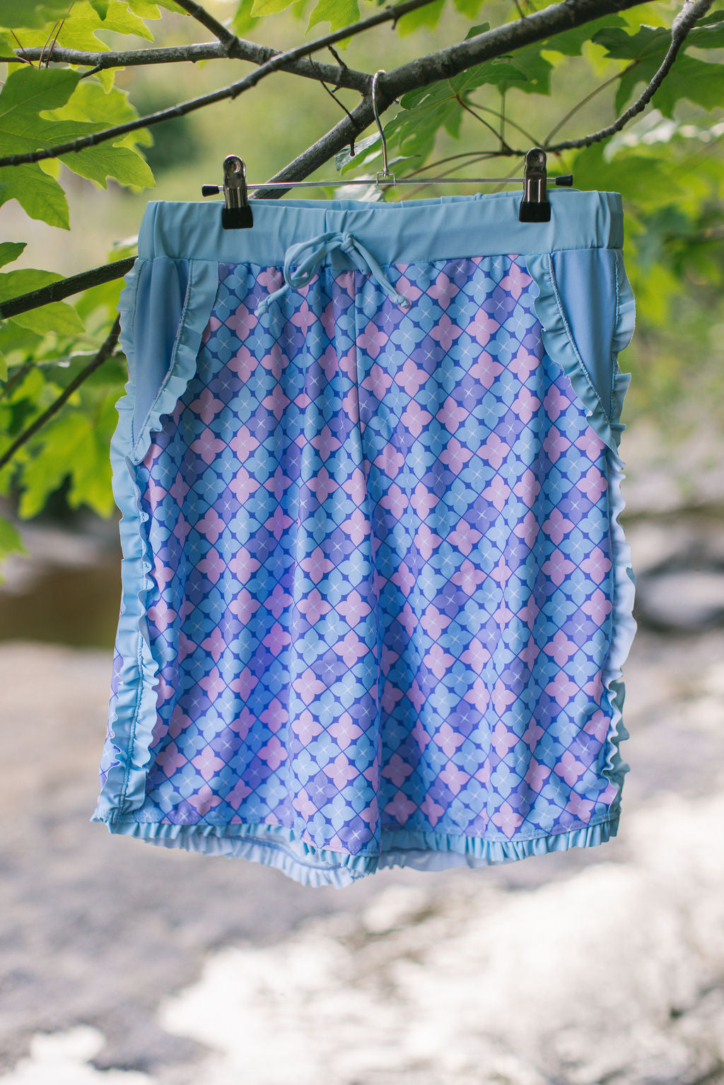 Hydrangea Swim Trunks