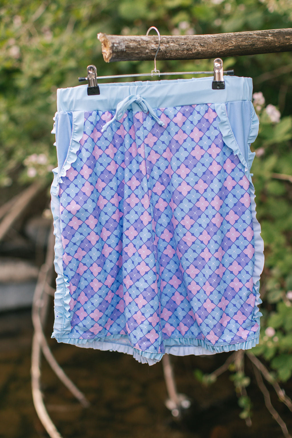 Hydrangea Swim Trunks