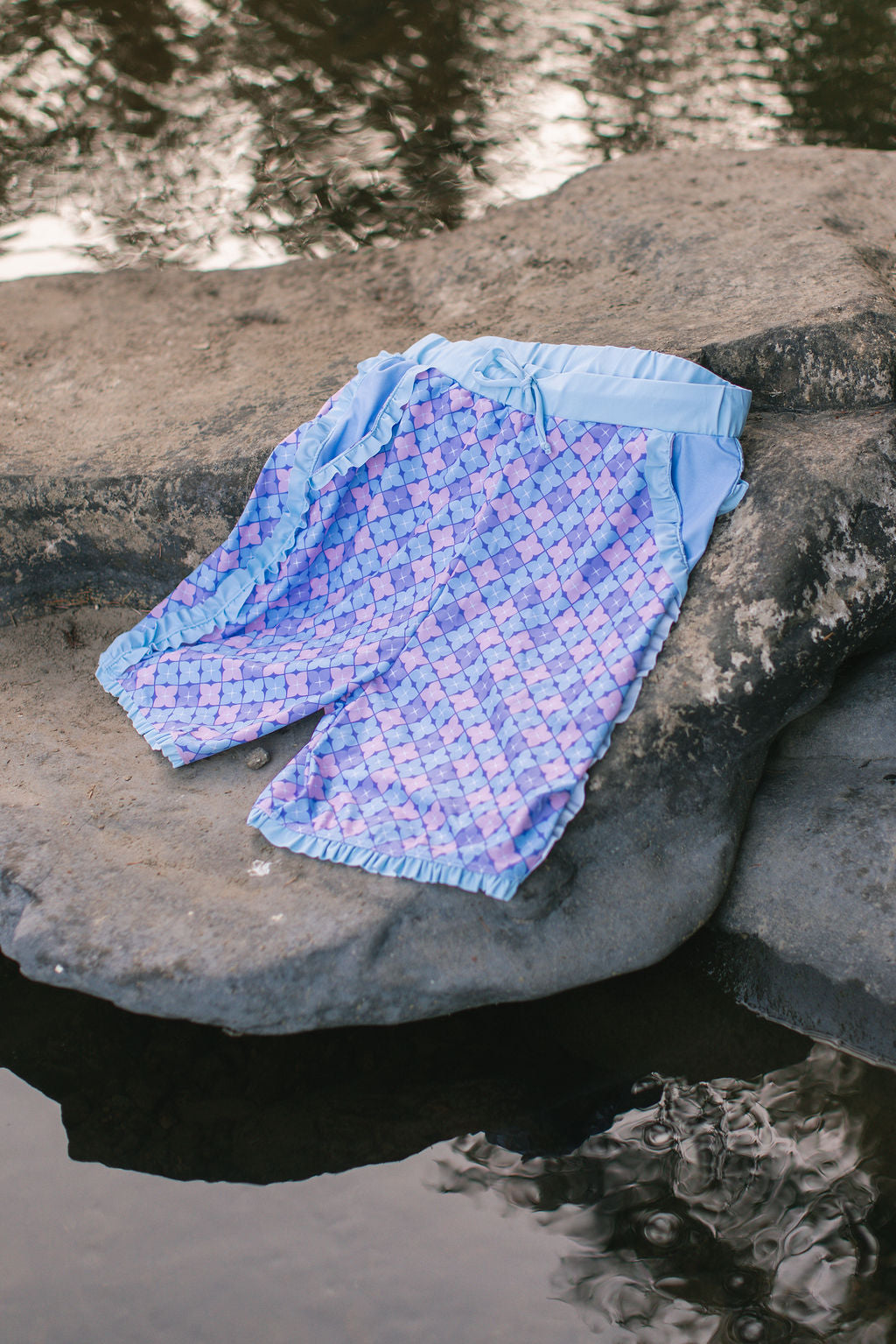 Hydrangea Swim Trunks