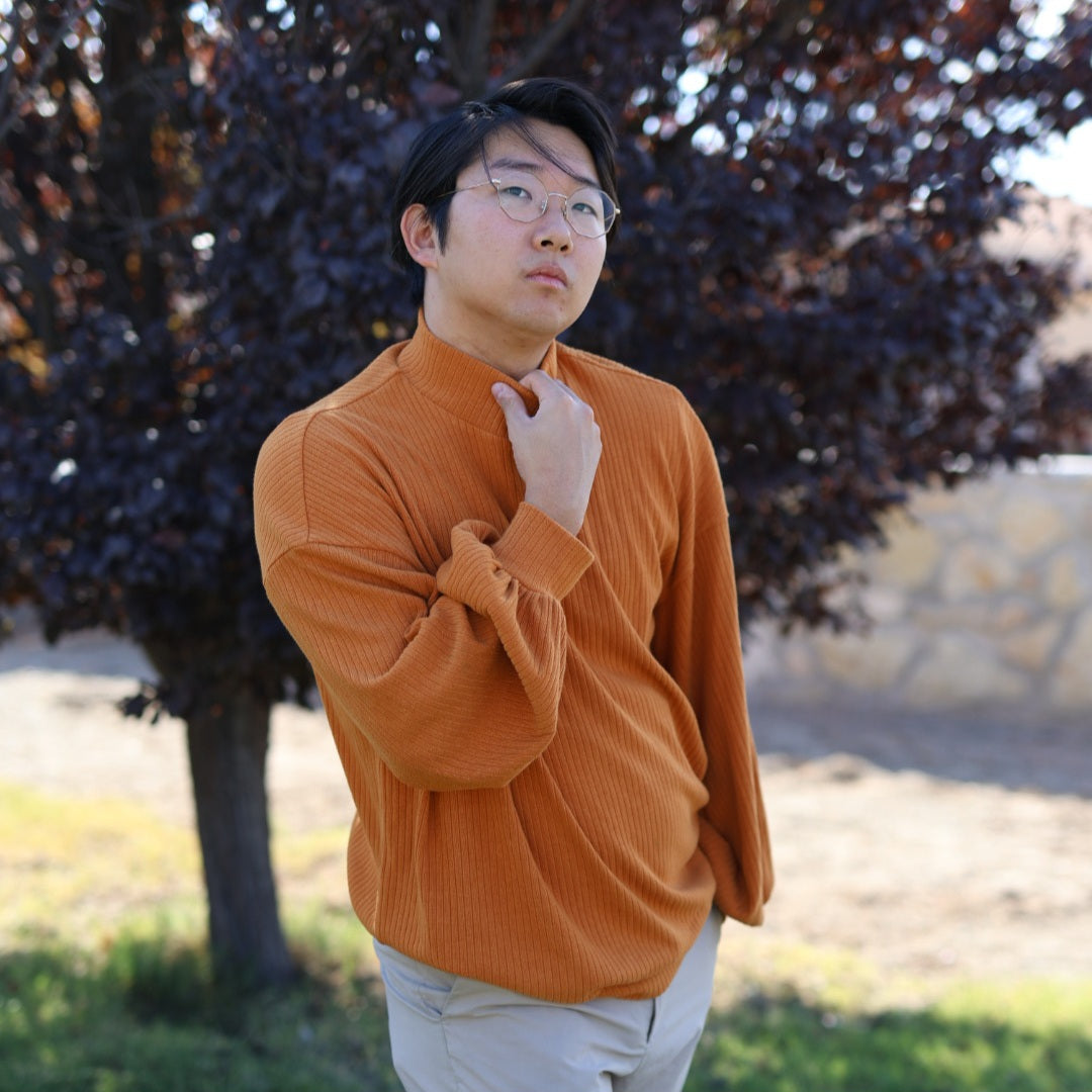 (Pre-Order) Fall Pumpkin Sweater (Sage)