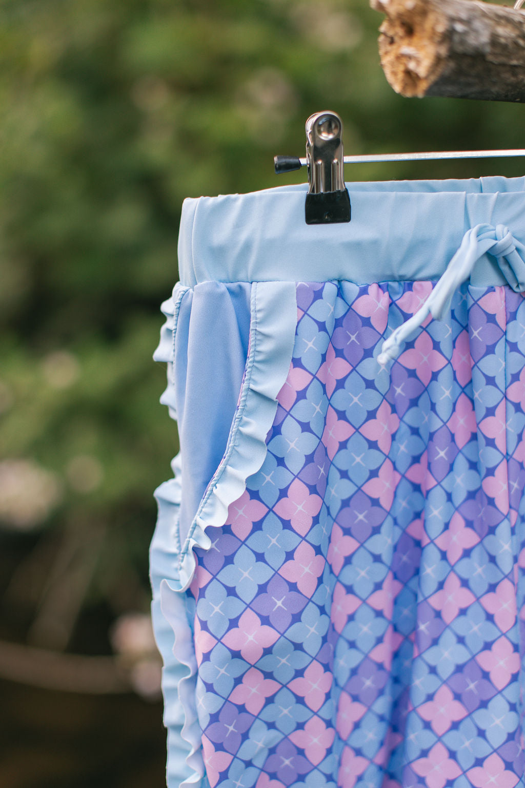 Hydrangea Swim Trunks