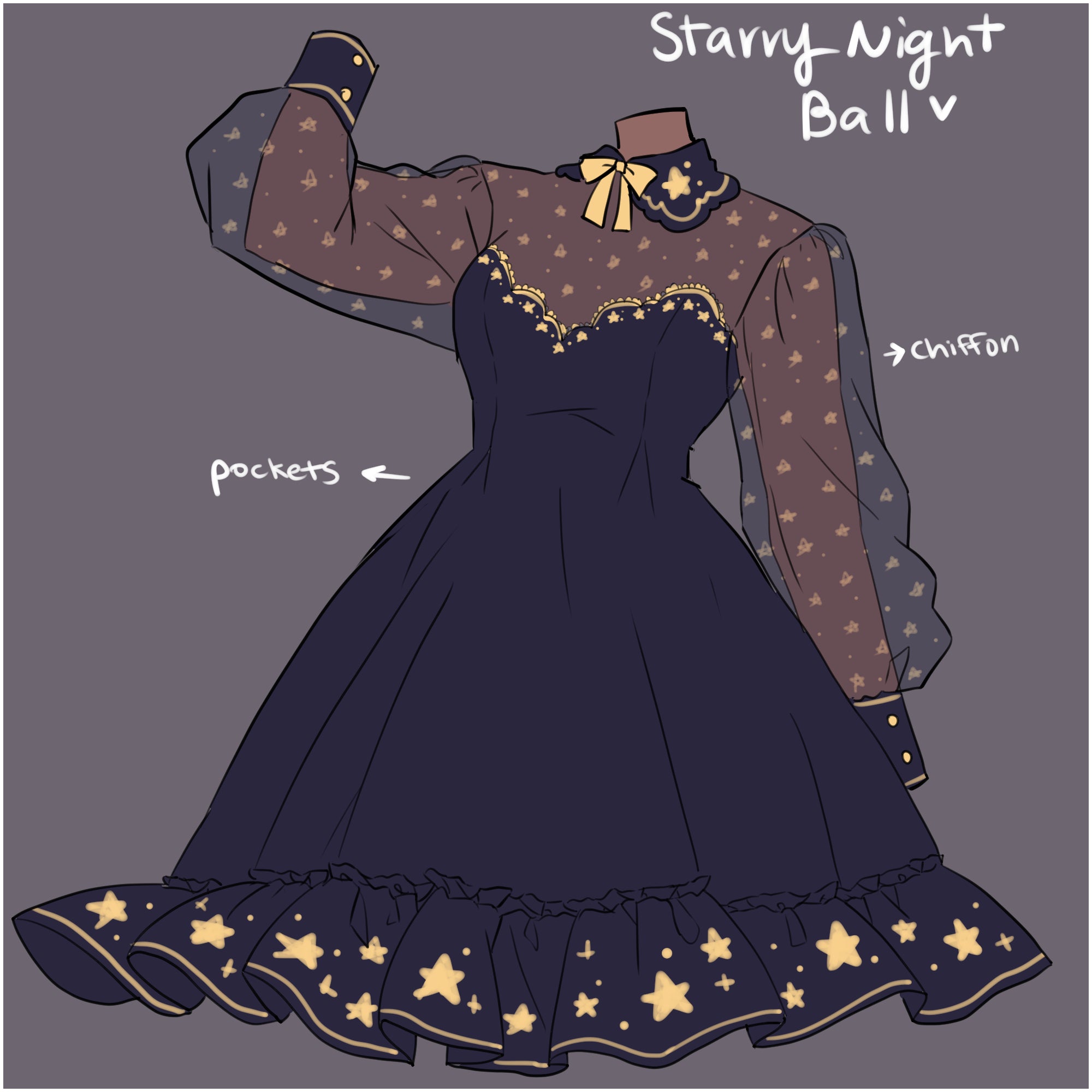 (Pre-Order) Stardust Dance Dress