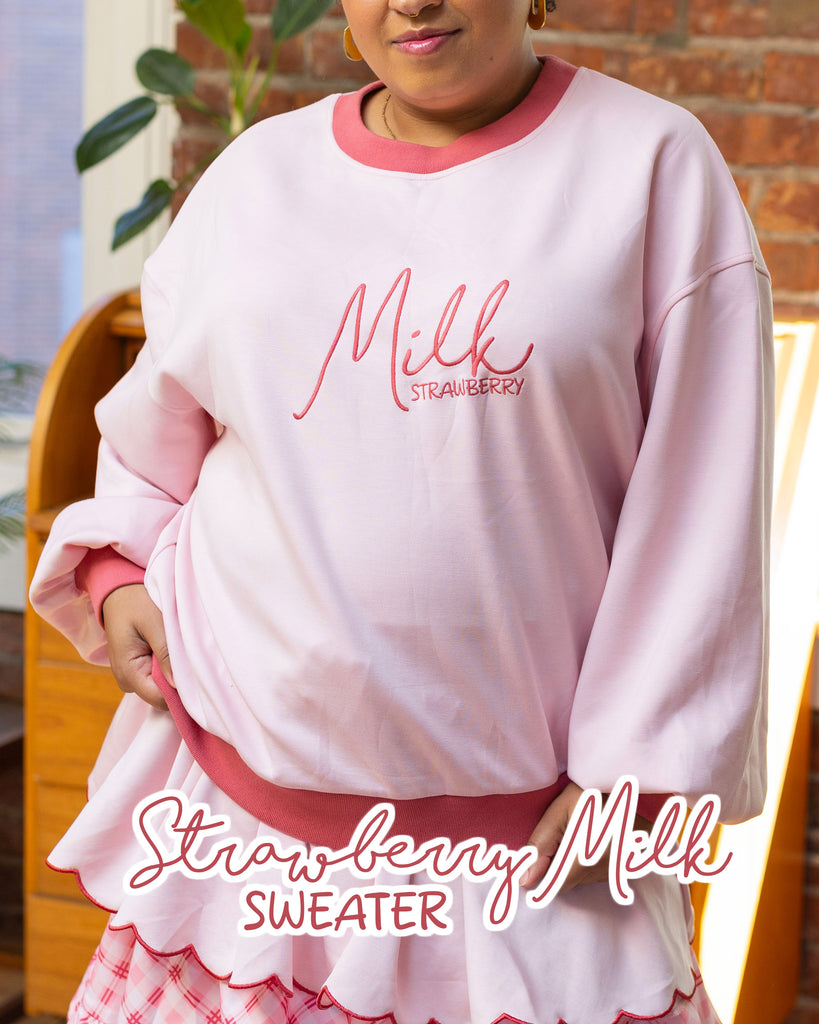 (LIMITED Pre-Order) Strawberry Milk Sweater