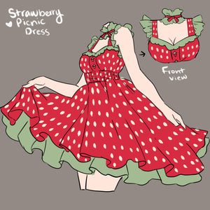 (Interest Check) Strawberry Picnic Dress