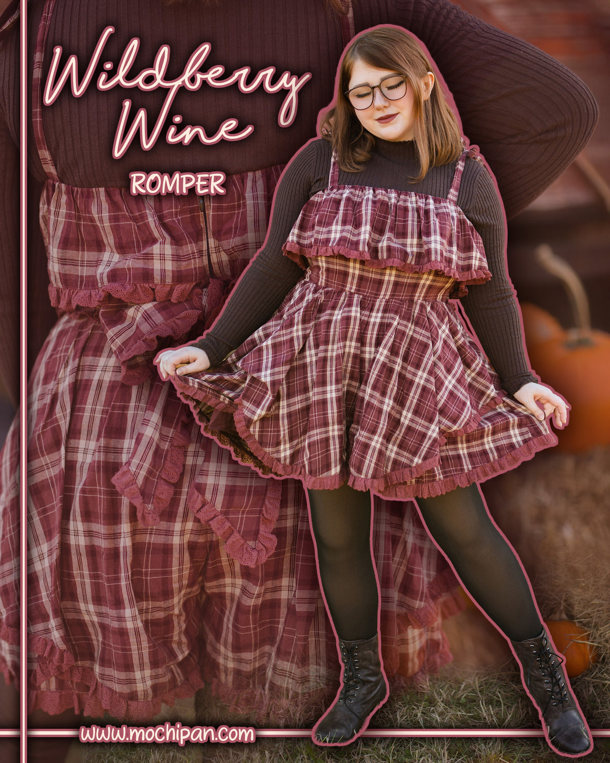 Wildberry Wine Romper 100% Cotton (Pre-Order) (Coming Soon)