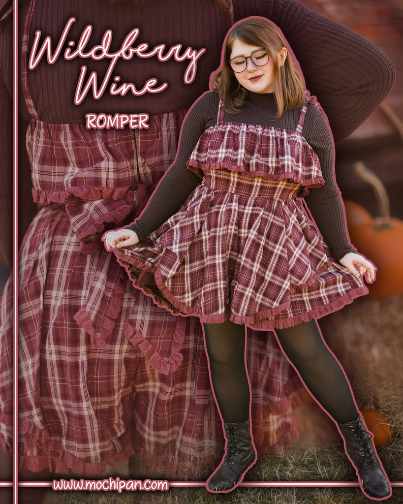 Wildberry Wine Romper 100% Cotton (Pre-Order) (Coming Soon)